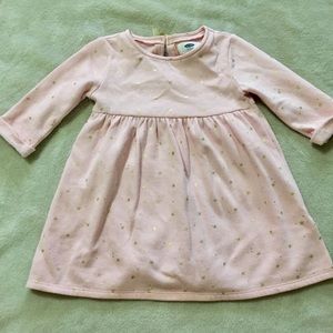 Pink (gold Star) girl dress